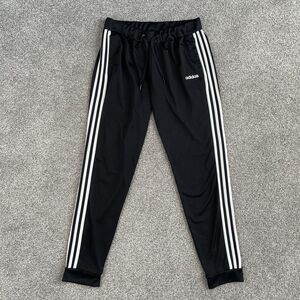Adidas 3-Stripes Jogger Pants Mens Regular Fit Black White Size Medium
